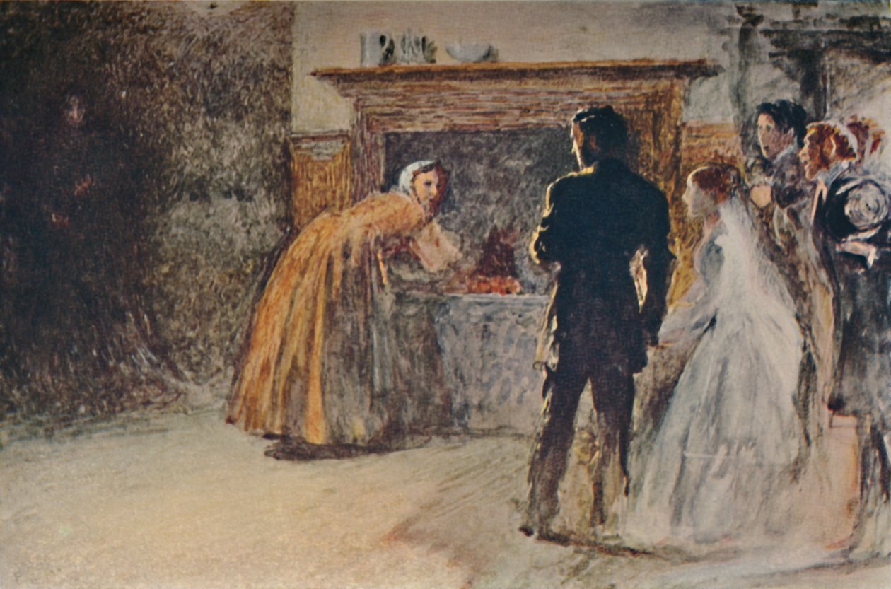 Scéna z Jane Eyrové, c1870, c1950. od Fred Walker