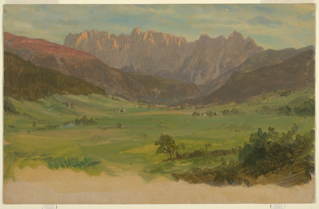 Alpská krajina od Frederic Edwin Church