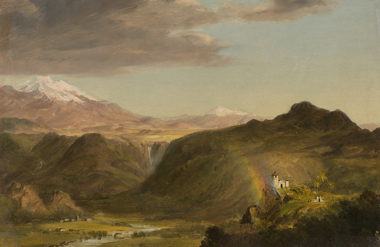 Jihoamerická krajina od Frederic Edwin Church