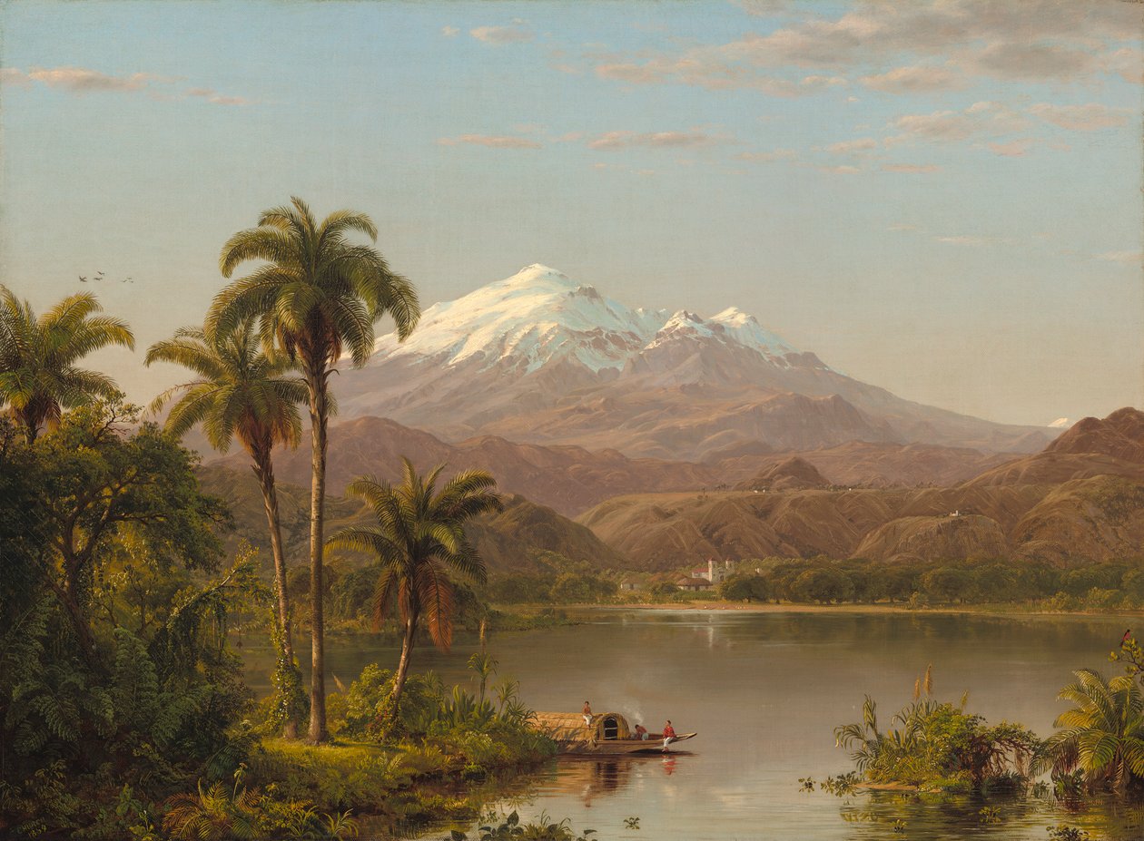 Tamaca Palms, 1854 od Frederic Edwin Church