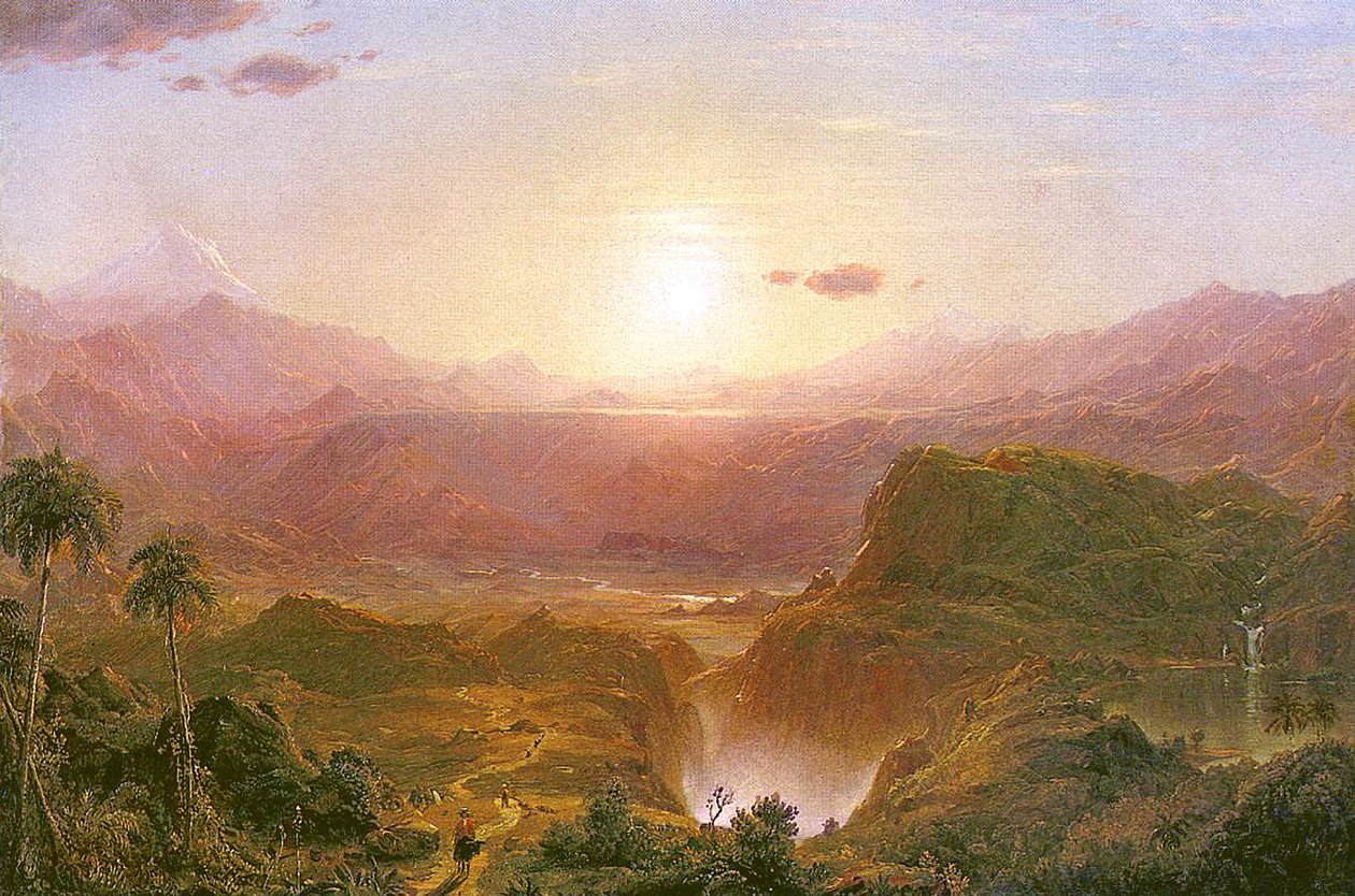 Andy Ekvádoru od Frederic Edwin Church