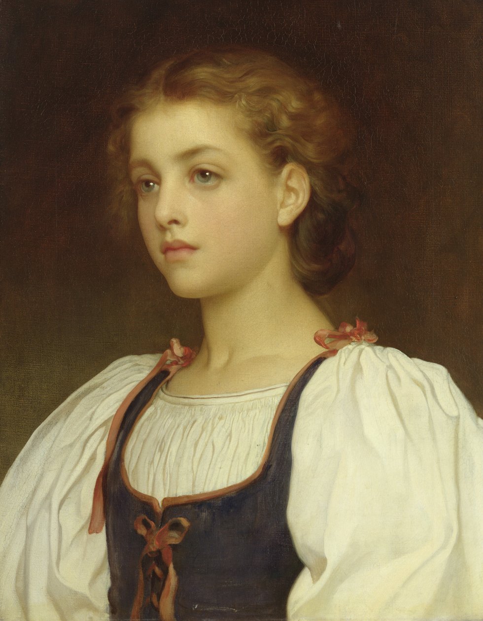 blondýna od Frederic Leighton