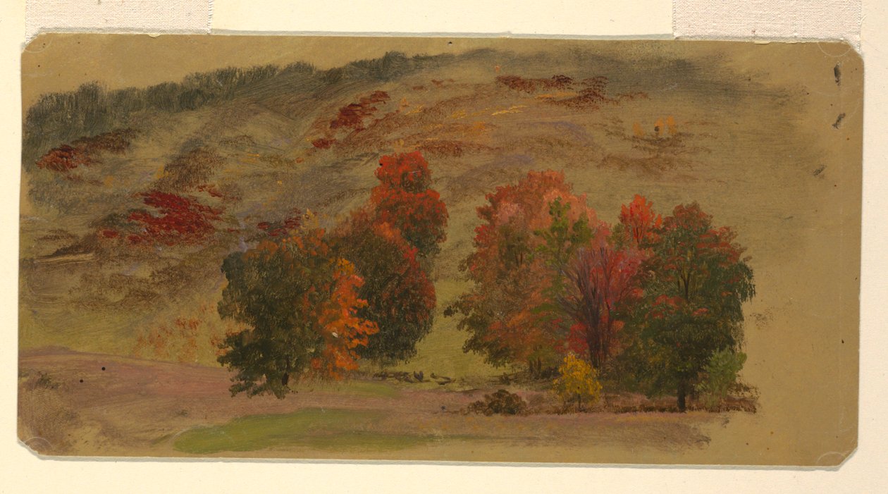 Podzimní Krajina od Frederic Edwin Church