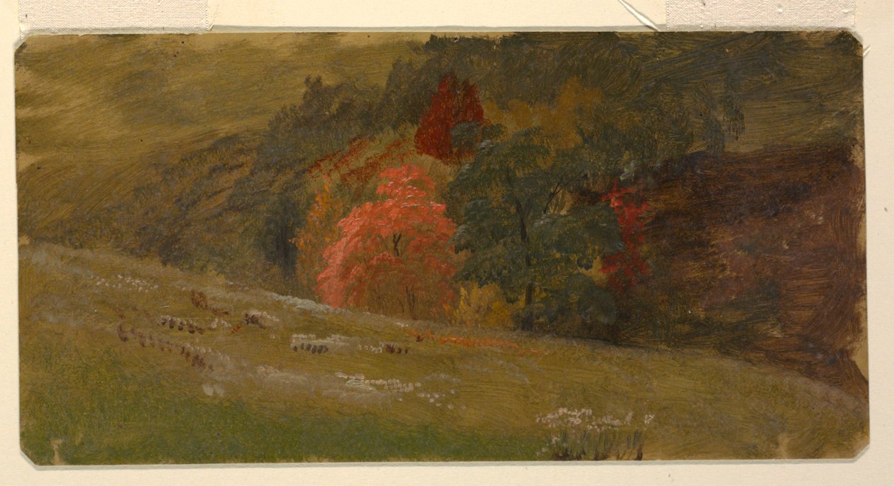 Podzimní Krajina od Frederic Edwin Church
