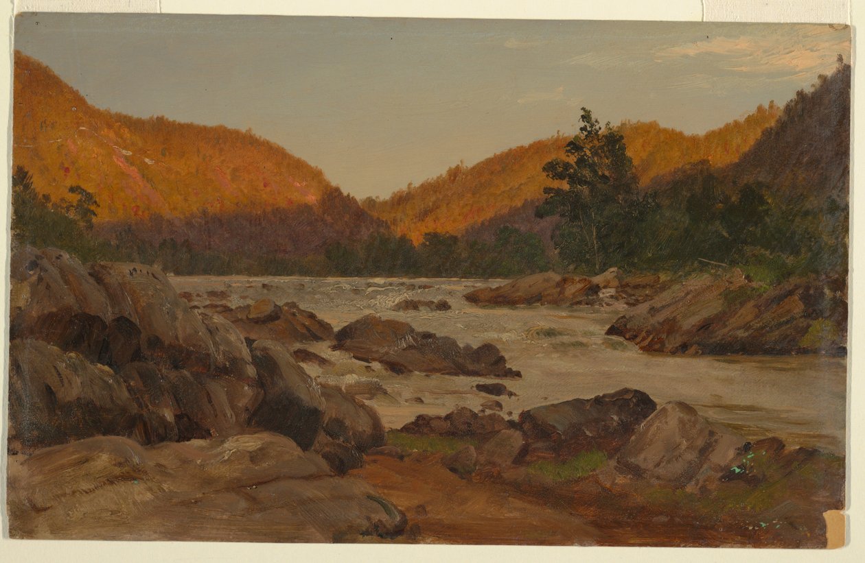 Podzimní krajina v Severní Karolíně od Frederic Edwin Church