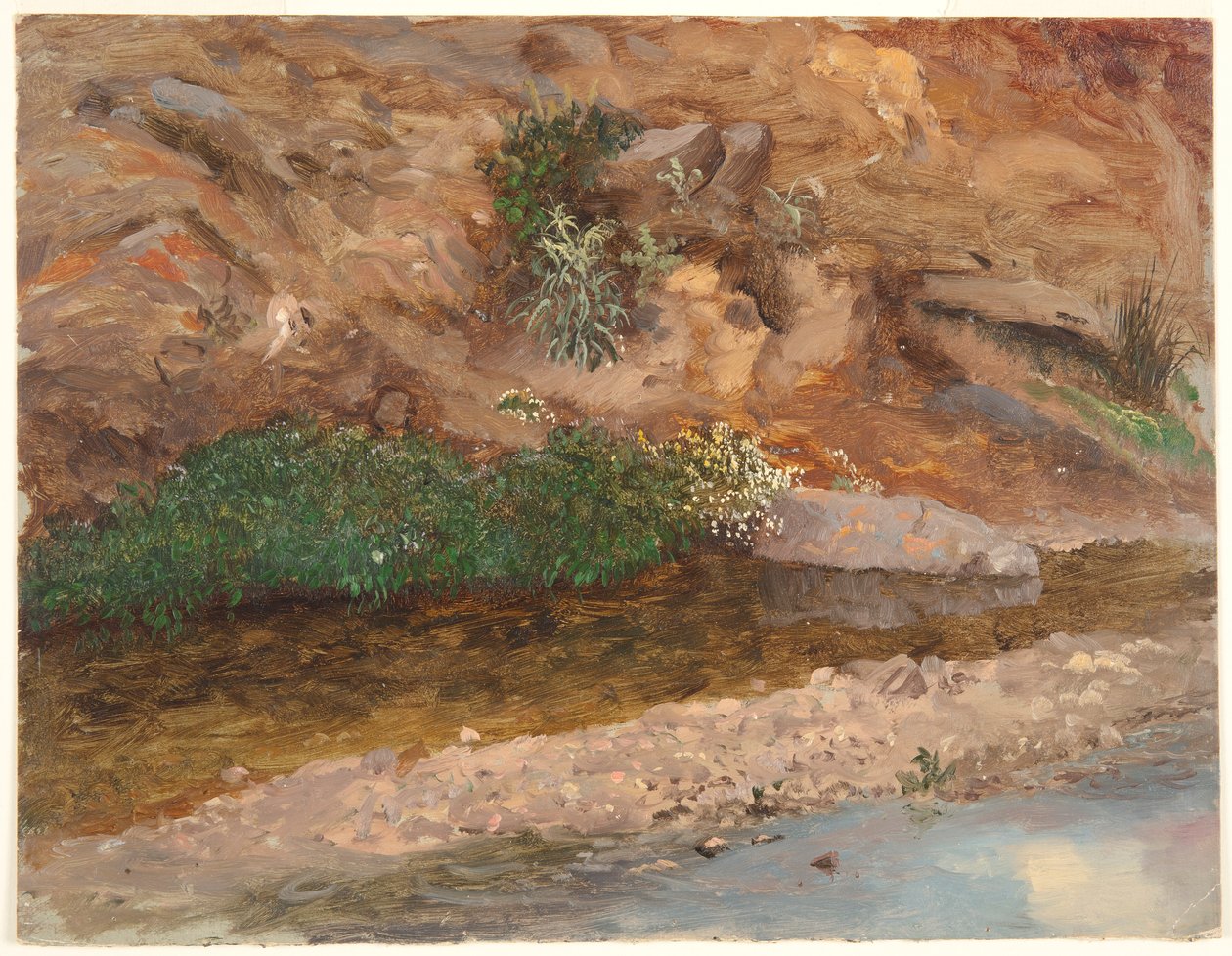 Bank of a Stream od Frederic Edwin Church