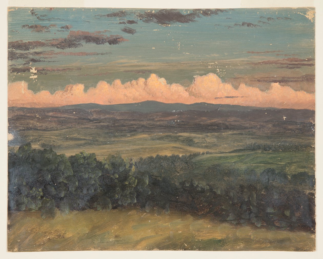 Catskills z Hudsonu, New York od Frederic Edwin Church