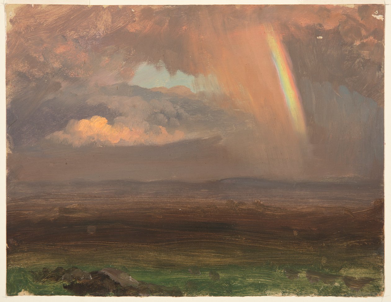 Mraky a duha, Jamajka od Frederic Edwin Church