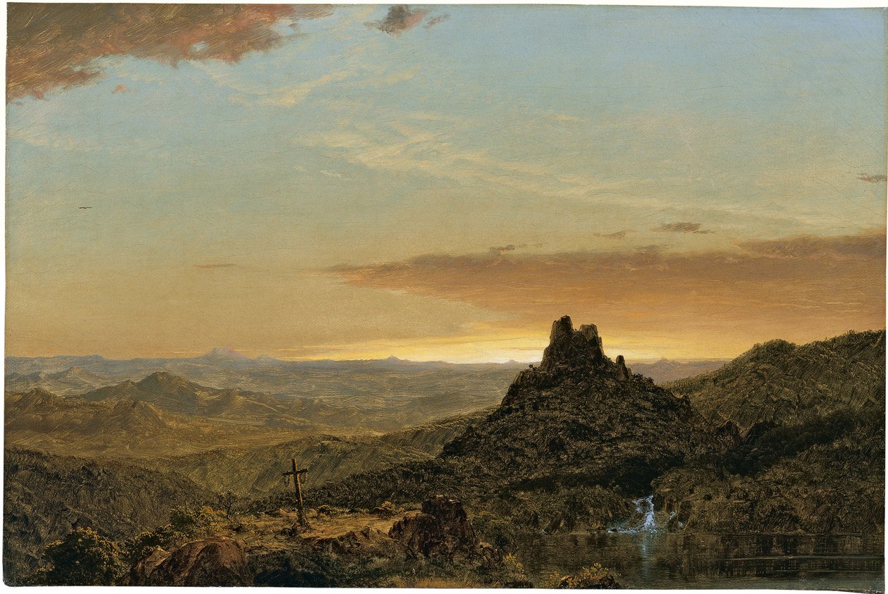 Kříž v poušti od Frederic Edwin Church
