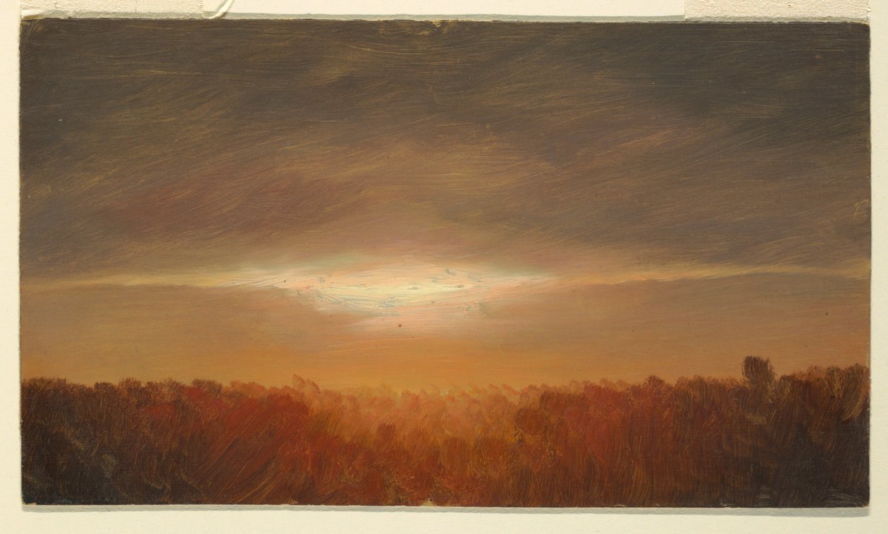 Kresba, Studie mraků, 1865 od Frederic Edwin Church