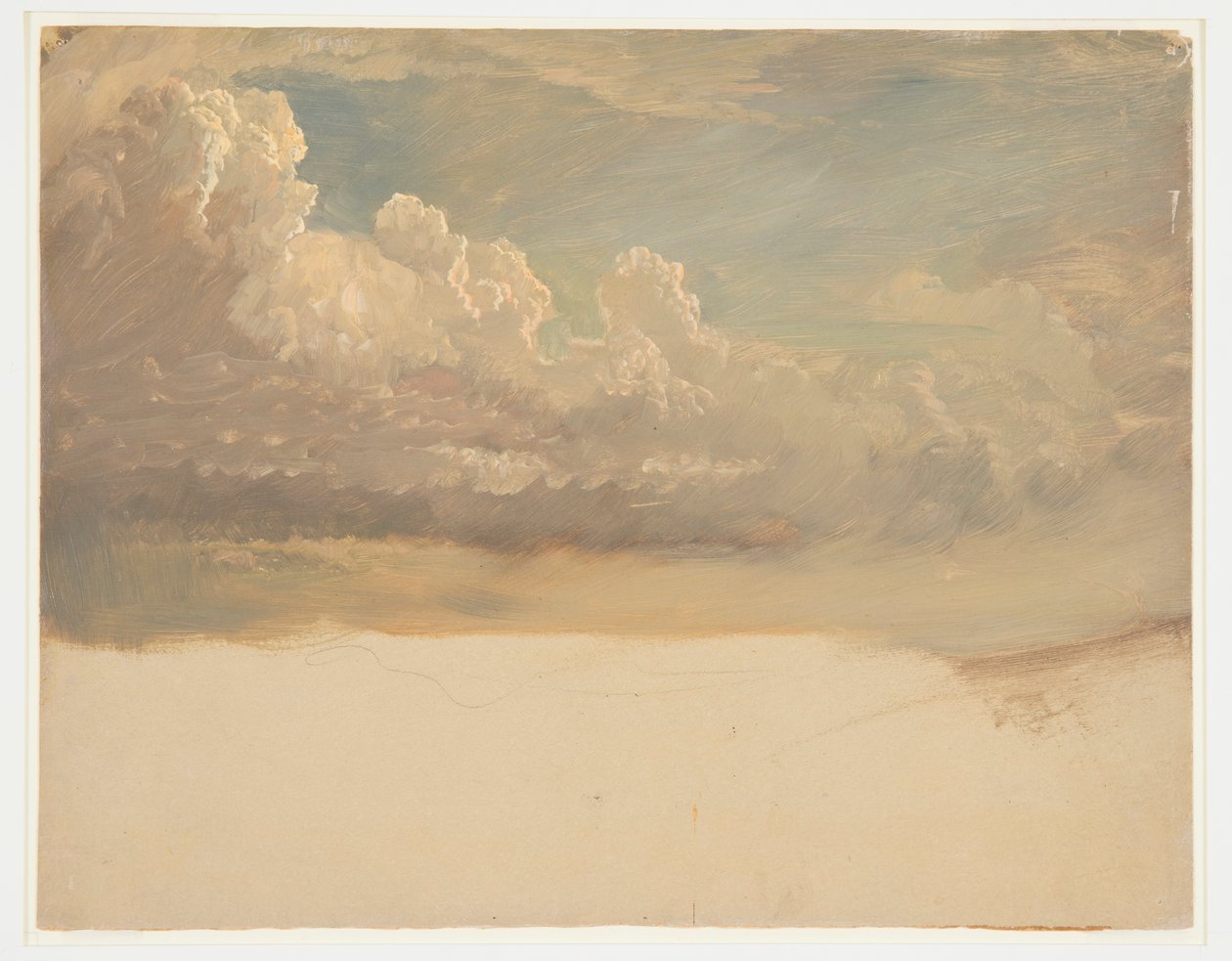 Kresba, Studie mraků, březen 1871 od Frederic Edwin Church