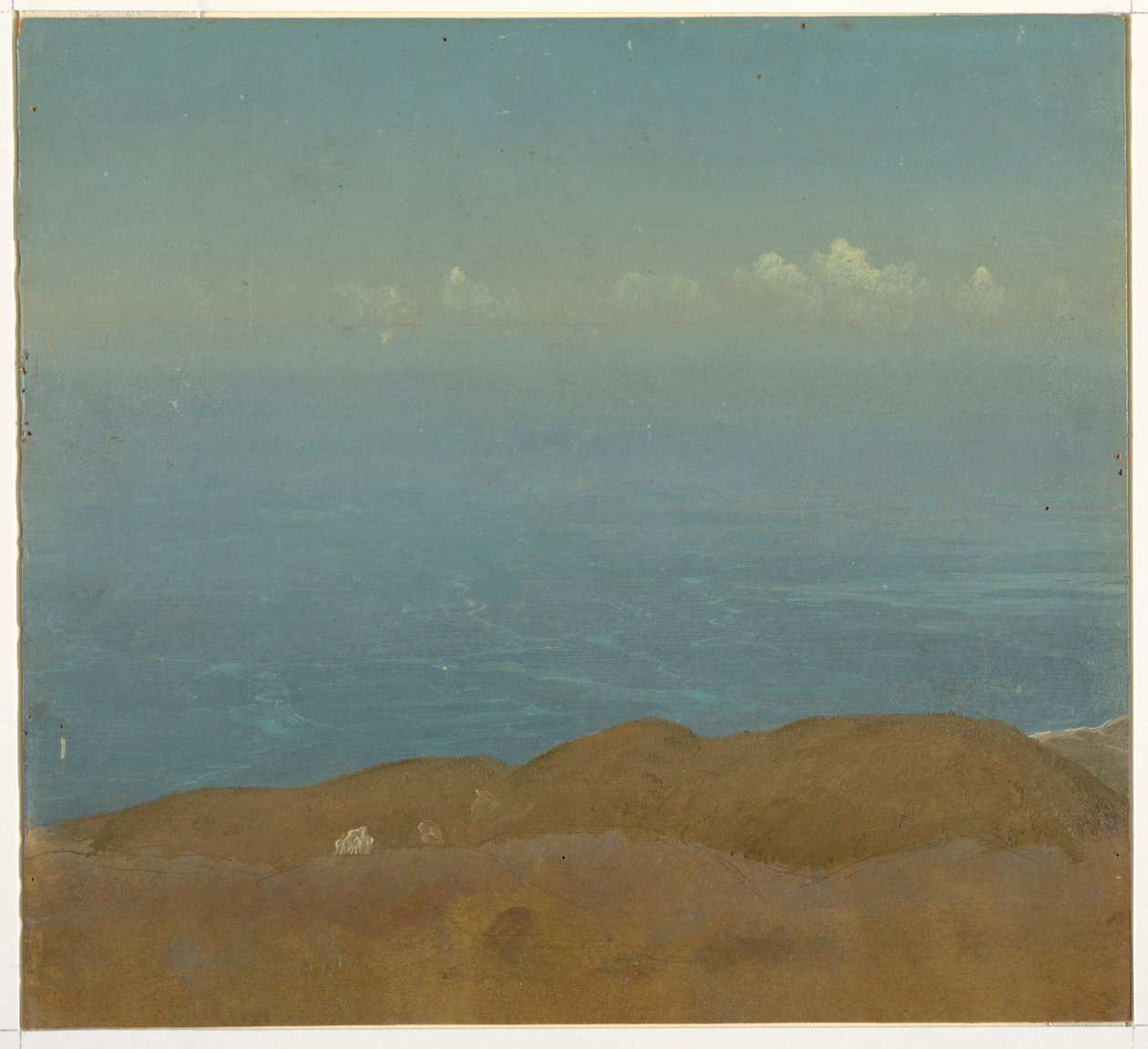 Kresba, studie mraků, 1860-70 od Frederic Edwin Church