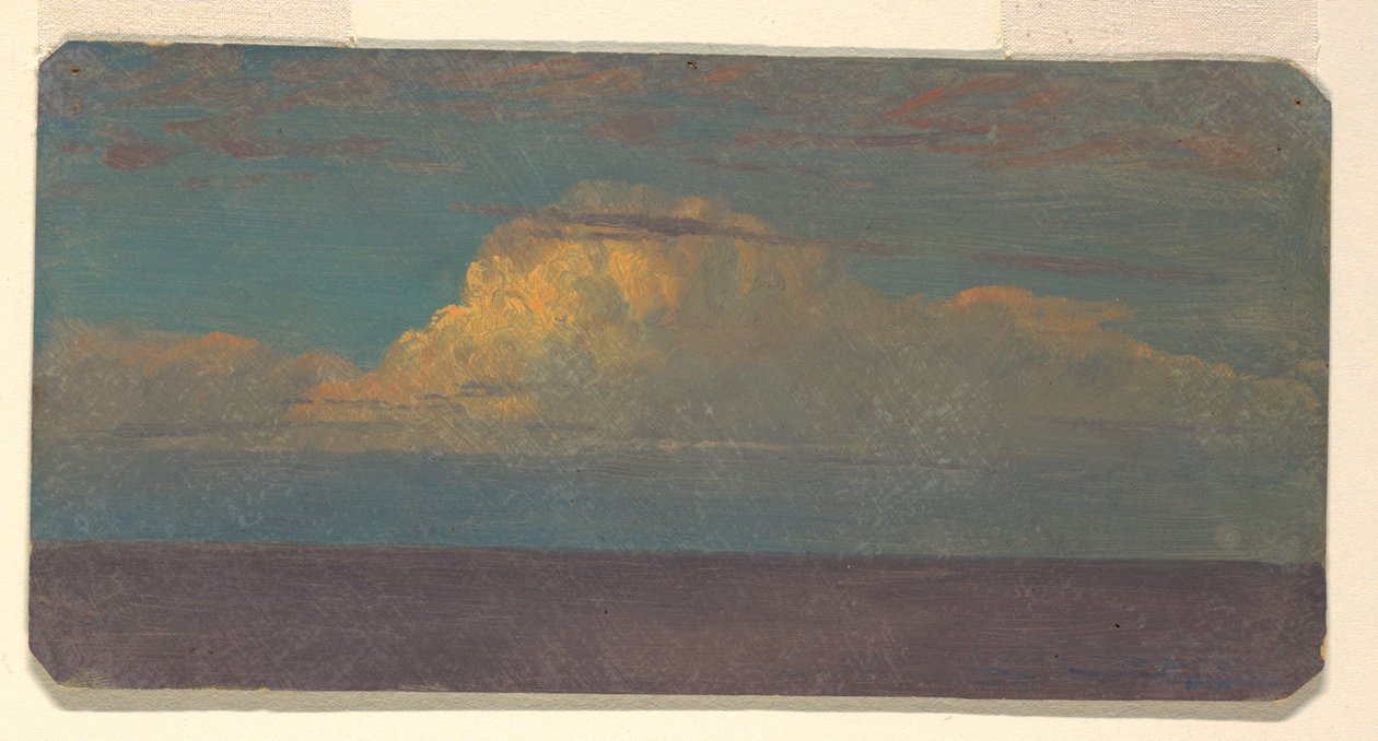 Kresba, studie mraků, 1870-80 od Frederic Edwin Church