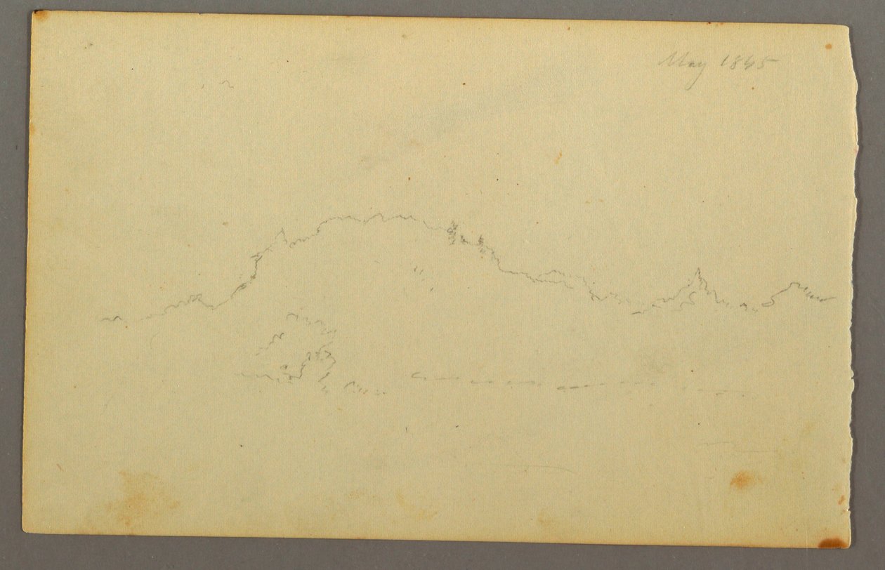 Kresba, Hrana dřeva, 1844 od Frederic Edwin Church