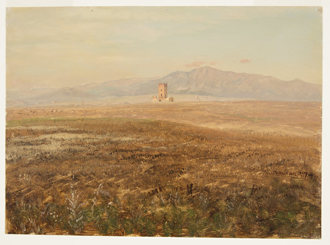 Kresba, mexická krajina, duben 1869 od Frederic Edwin Church