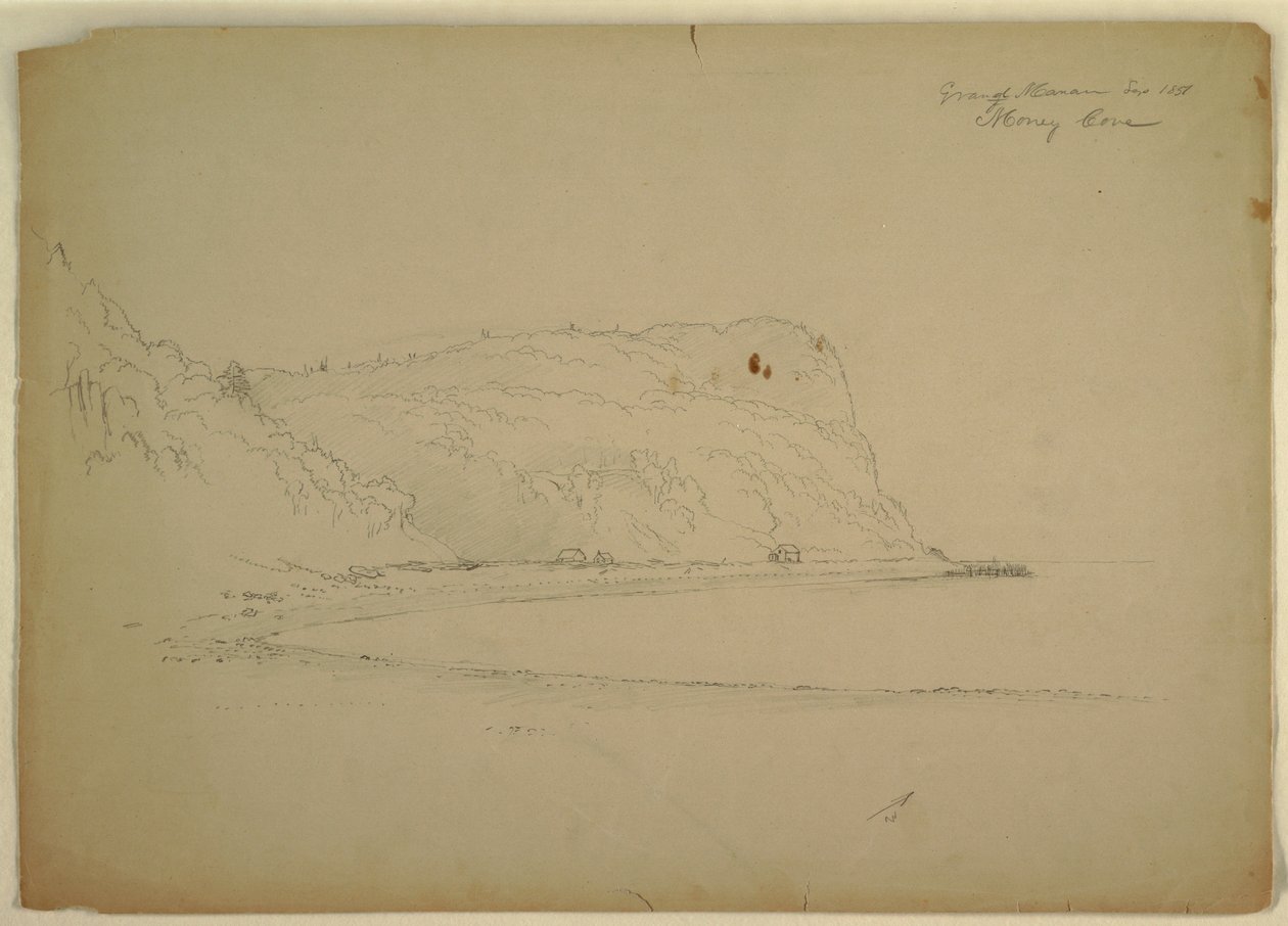Kresba "Opičí jeskyně", 1851 od Frederic Edwin Church