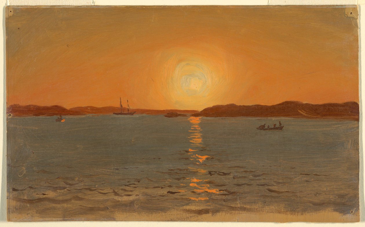 Kresba, Newfoundland, Cat Head, červen 1859 od Frederic Edwin Church