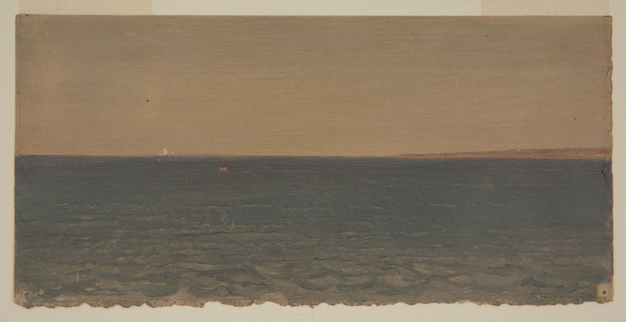 Kresba, Mořská krajina s ledovcem, 1859 od Frederic Edwin Church