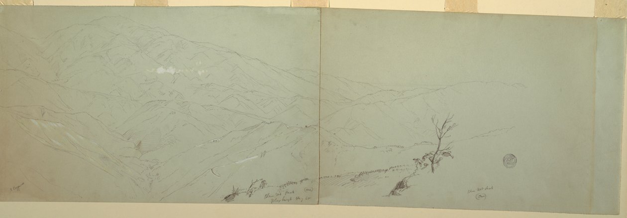 Kresba, náčrtky, Bloxburgh, Jamajka, 1865 od Frederic Edwin Church
