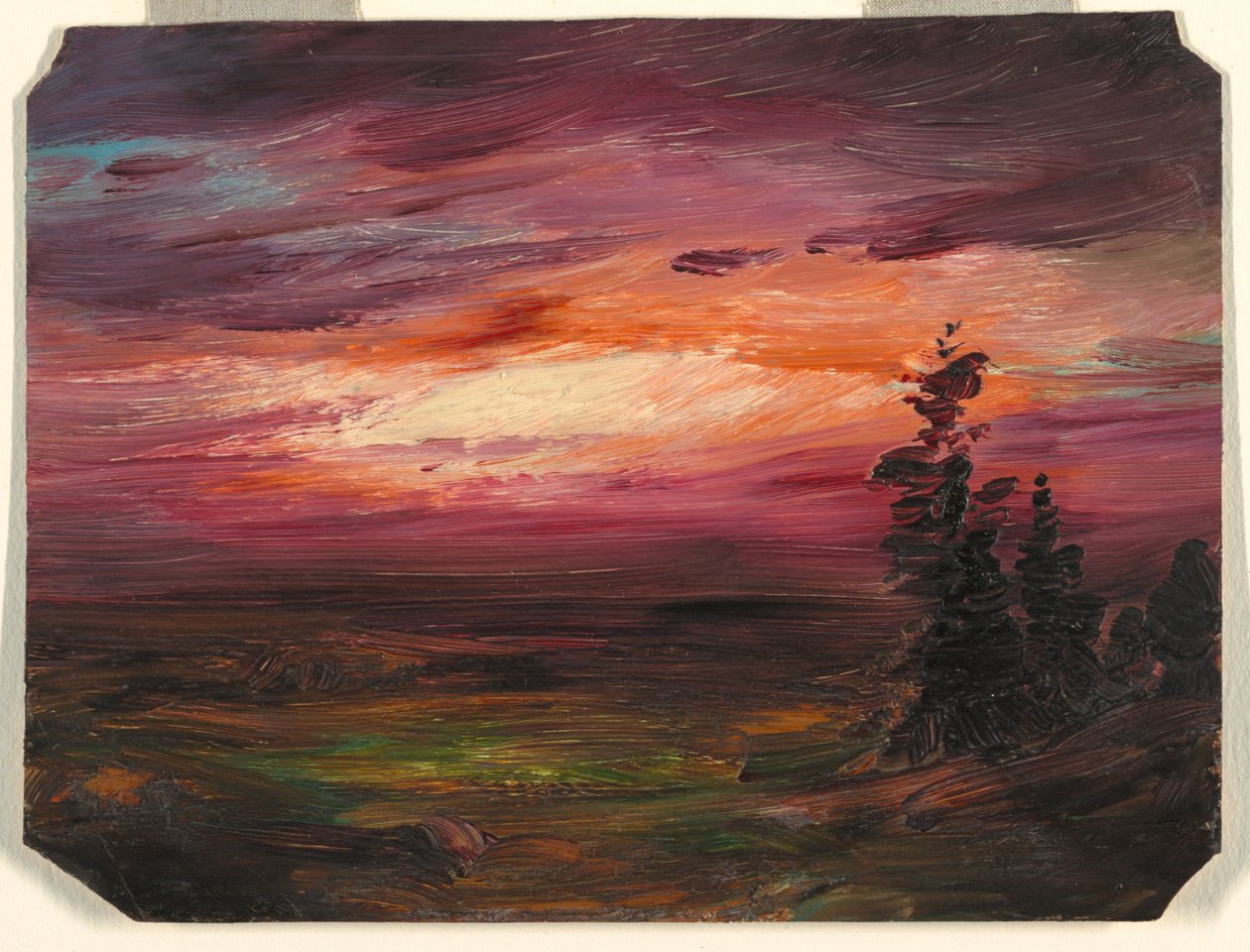 Večerní soumrak od Frederic Edwin Church