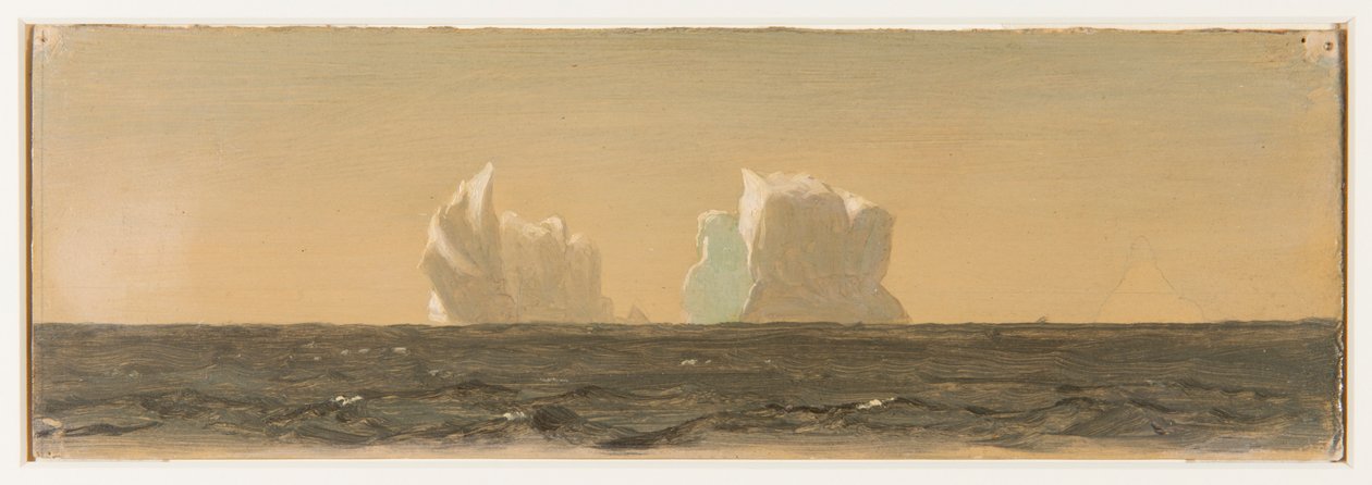 Plovoucí ledovce od Frederic Edwin Church
