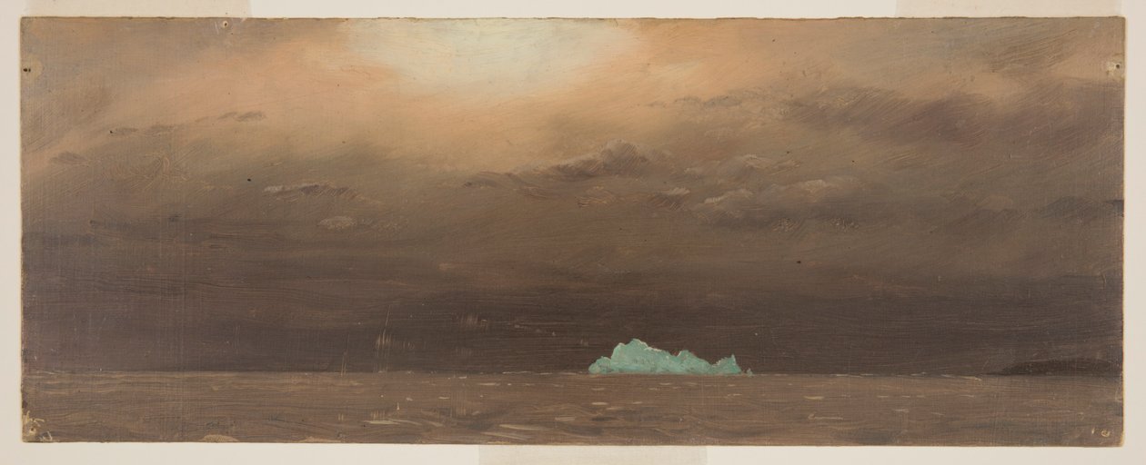 Ledovec, Battle Harbour, Labrador od Frederic Edwin Church