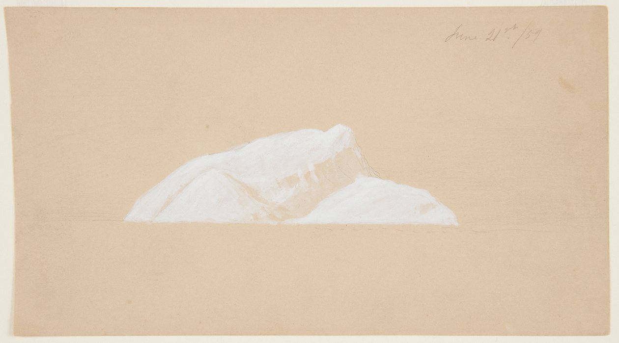 Ledovec, Newfoundland od Frederic Edwin Church