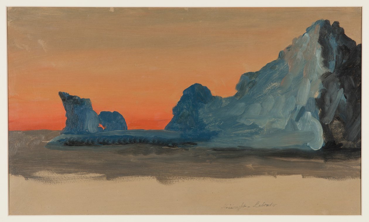 Ledovce o půlnoci, Labrador od Frederic Edwin Church