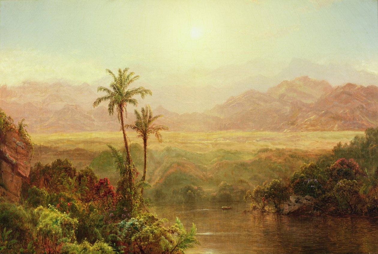 V Andách od Frederic Edwin Church