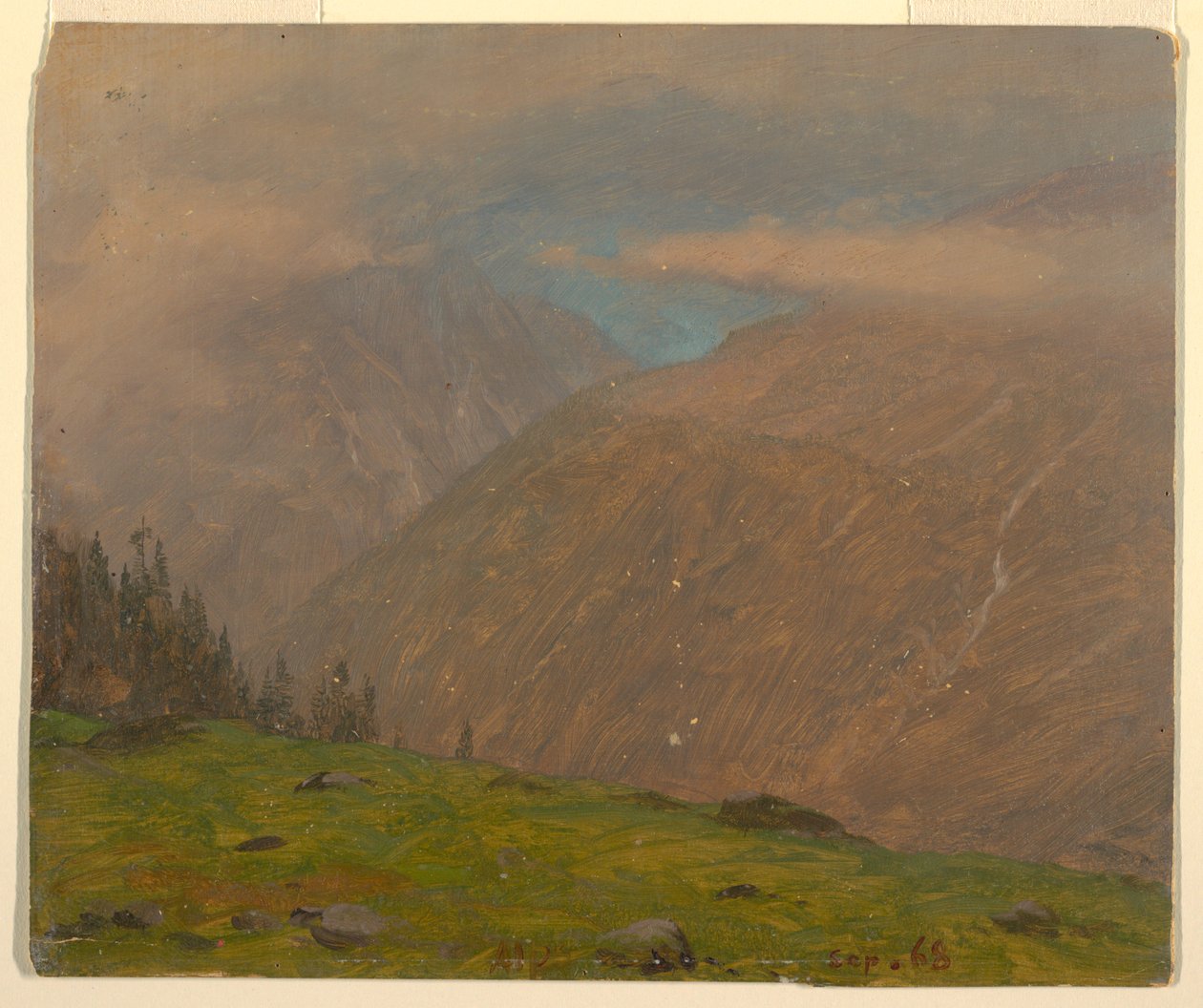 Italské Alpy od Frederic Edwin Church