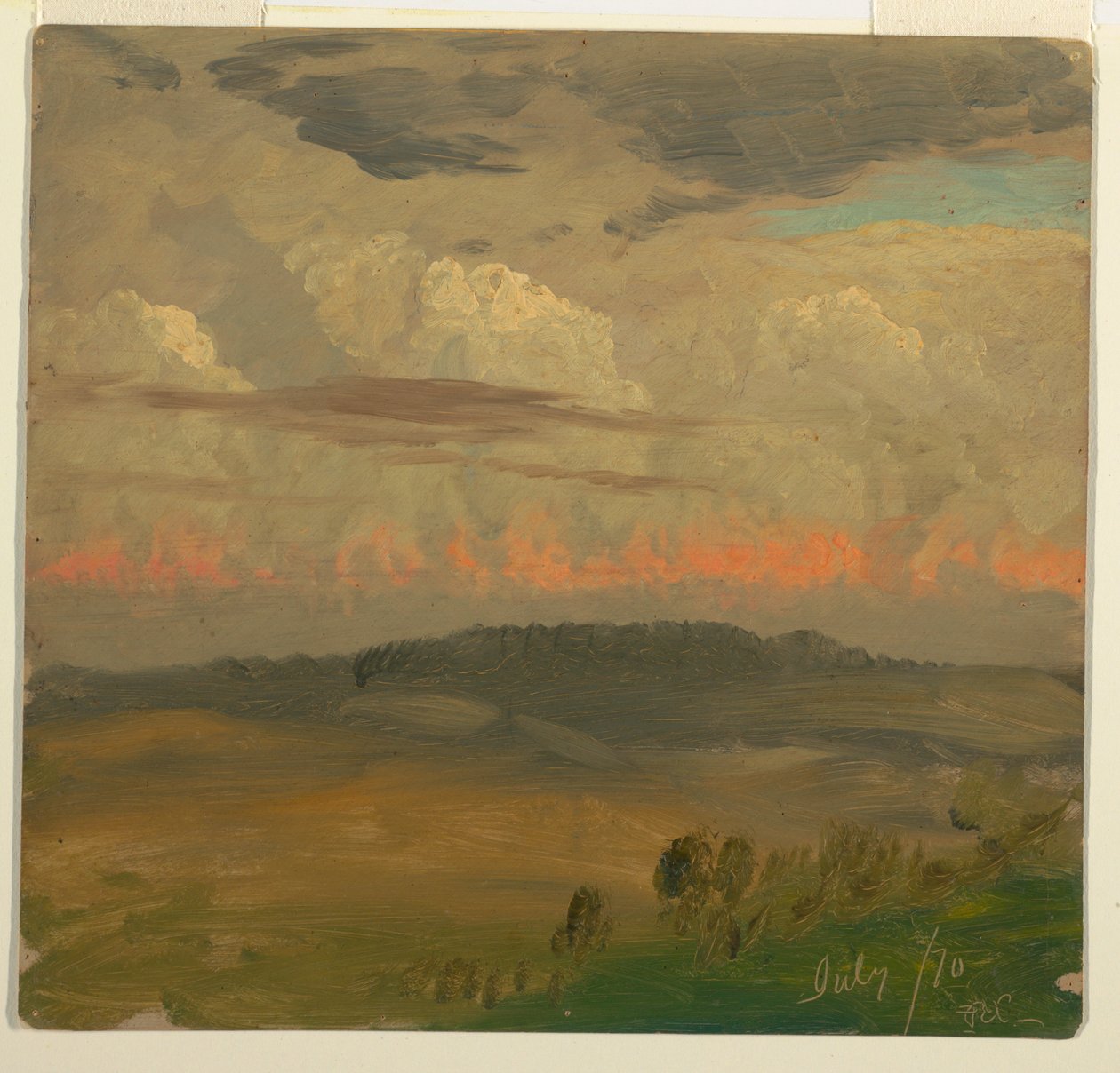 Krajina, Hudson Valley od Frederic Edwin Church