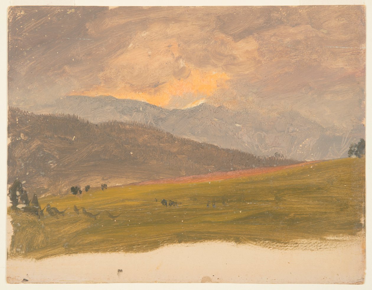 Krajina, Hudson Valley od Frederic Edwin Church