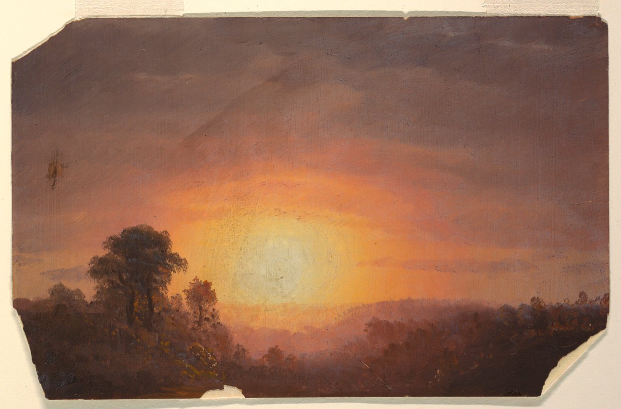 Krajina se západem slunce od Frederic Edwin Church