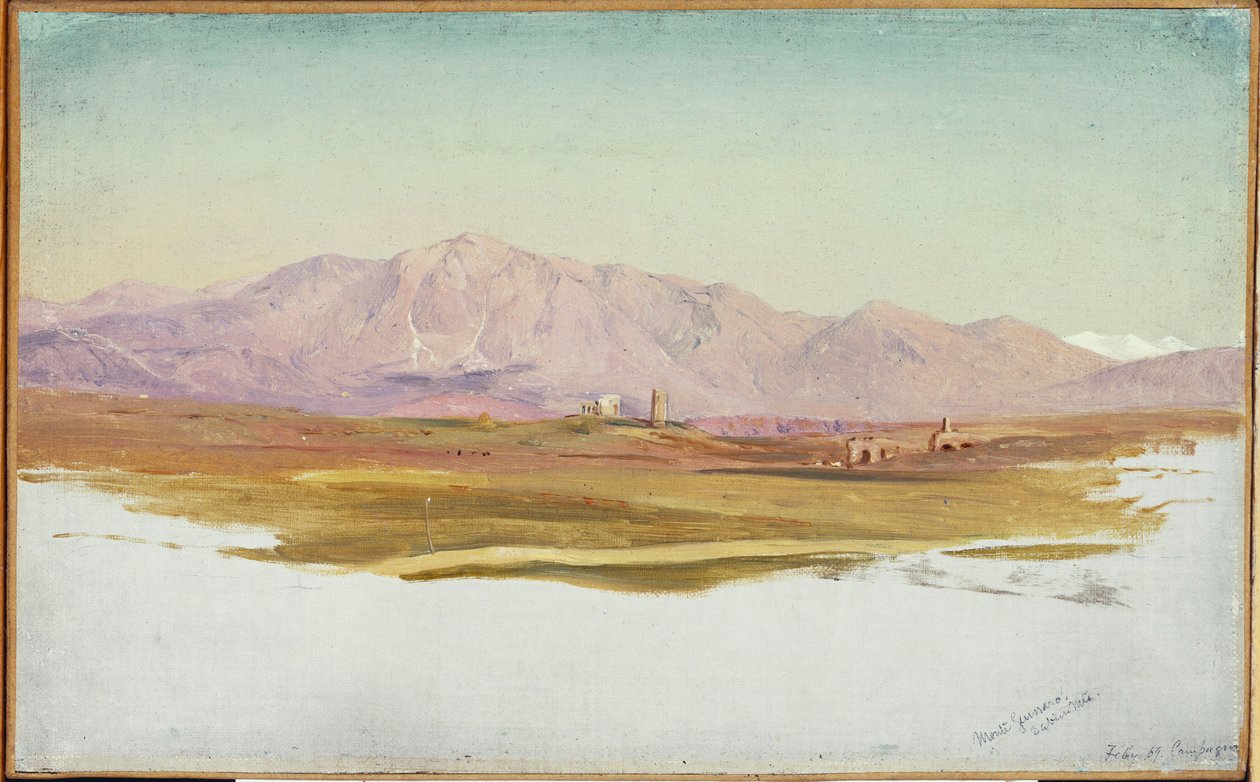 Monte Guinaro, Sabine Mountains, 1869 od Frederic Edwin Church