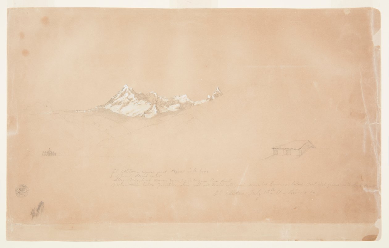 Mount Altar, Ekvádor, sho od Frederic Edwin Church
