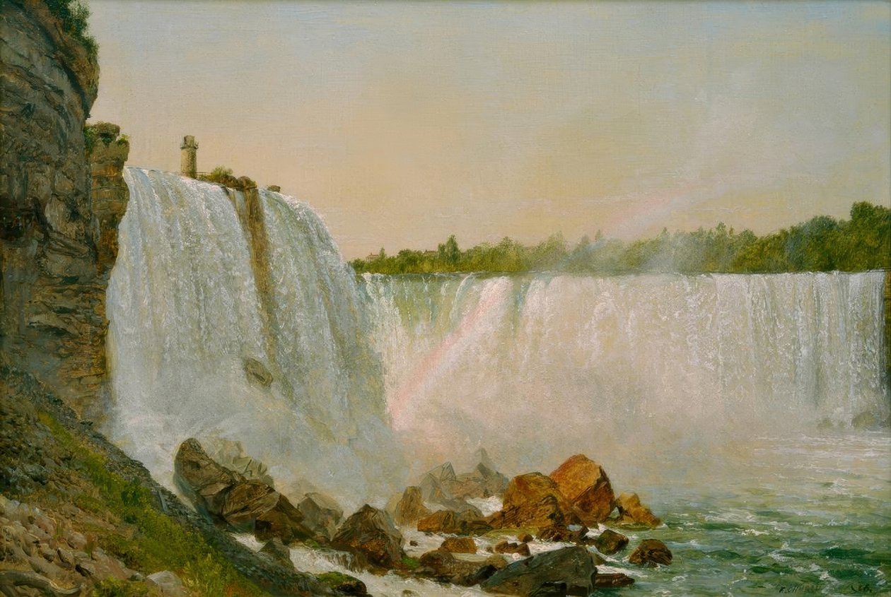 Niagarské vodopády od Frederic Edwin Church