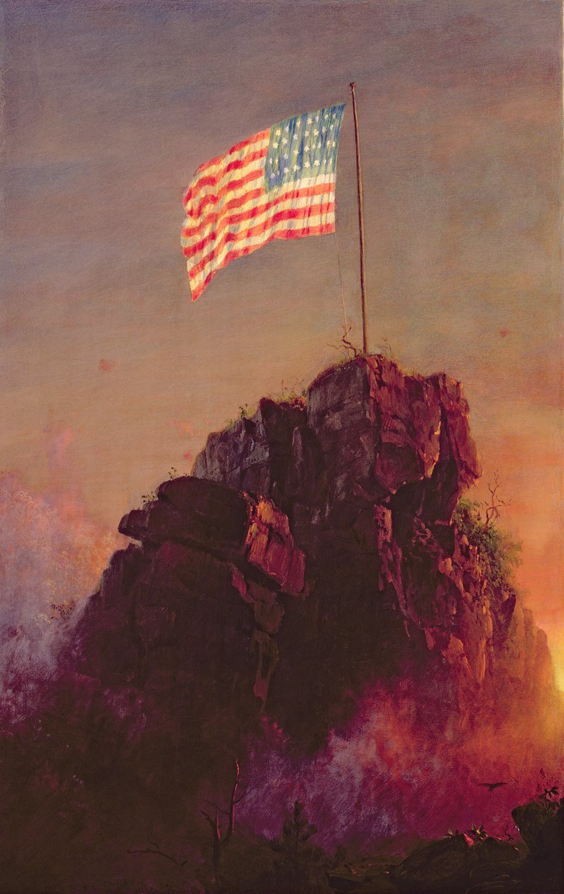 Naše vlajka od Frederic Edwin Church