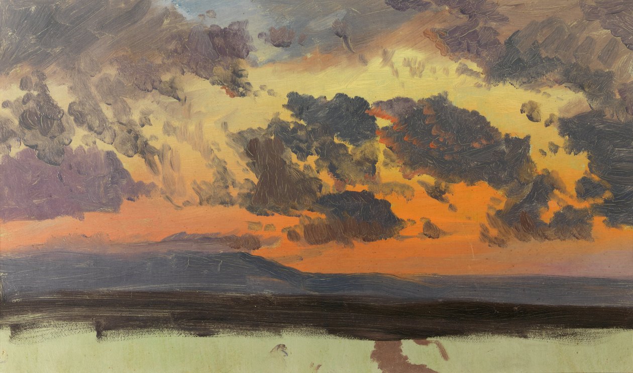 Obloha při západu slunce, Jamajka, Západní Indie od Frederic Edwin Church