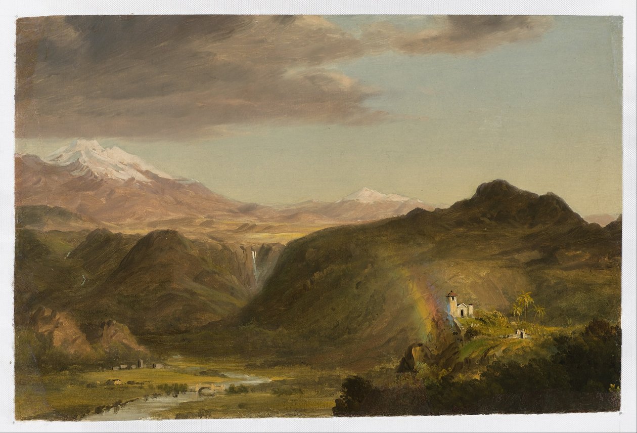 Jihoamerická krajina od Frederic Edwin Church
