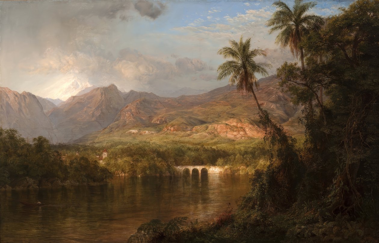 Jihoamerická krajina od Frederic Edwin Church