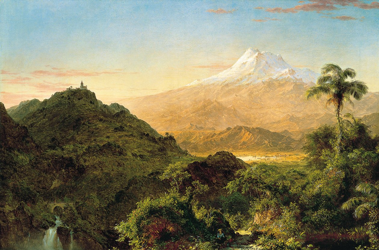 Jihoamerická krajina od Frederic Edwin Church