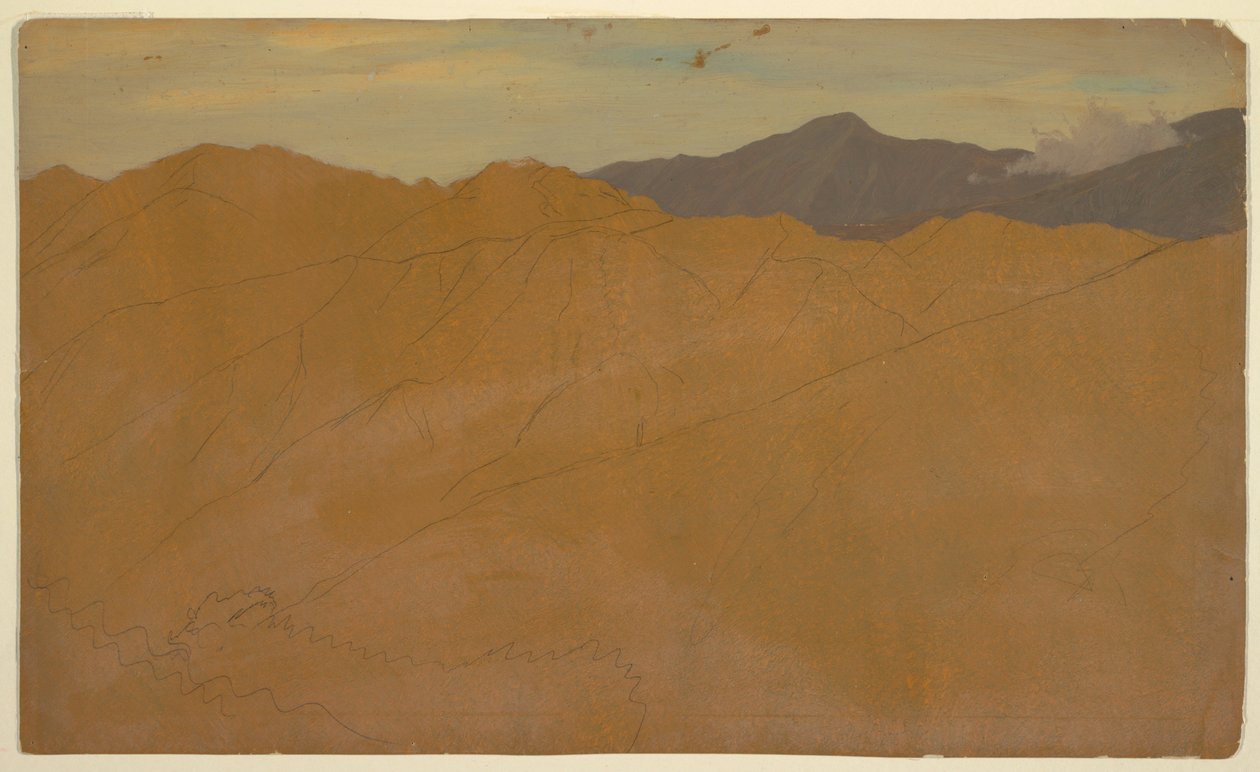 Jihoamerické hory od Frederic Edwin Church