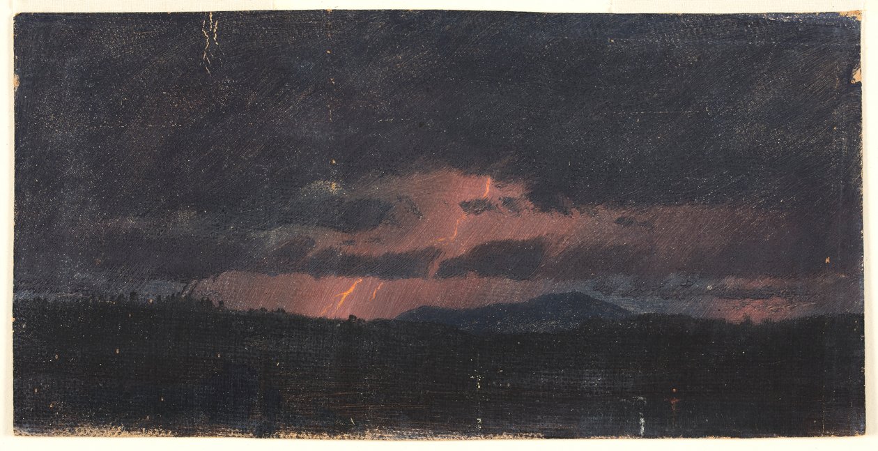 Bouře nad Hudson Valley, 1867. od Frederic Edwin Church