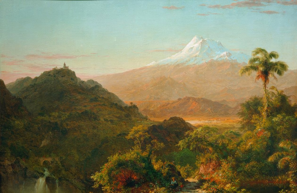 Jihoamerická krajina od Frederic Edwin Church