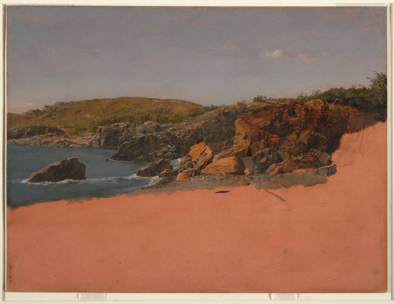 Pobřeží v Mount Desert od Frederic Edwin Church