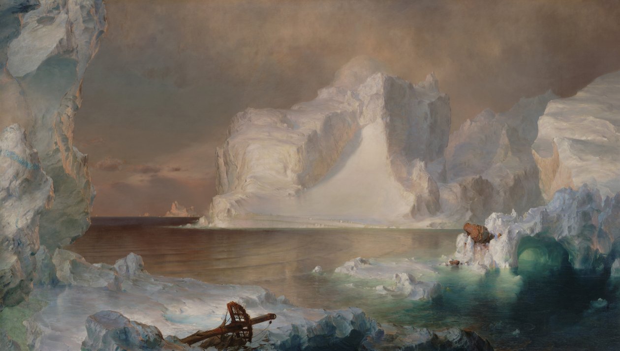 Ledovce od Frederic Edwin Church