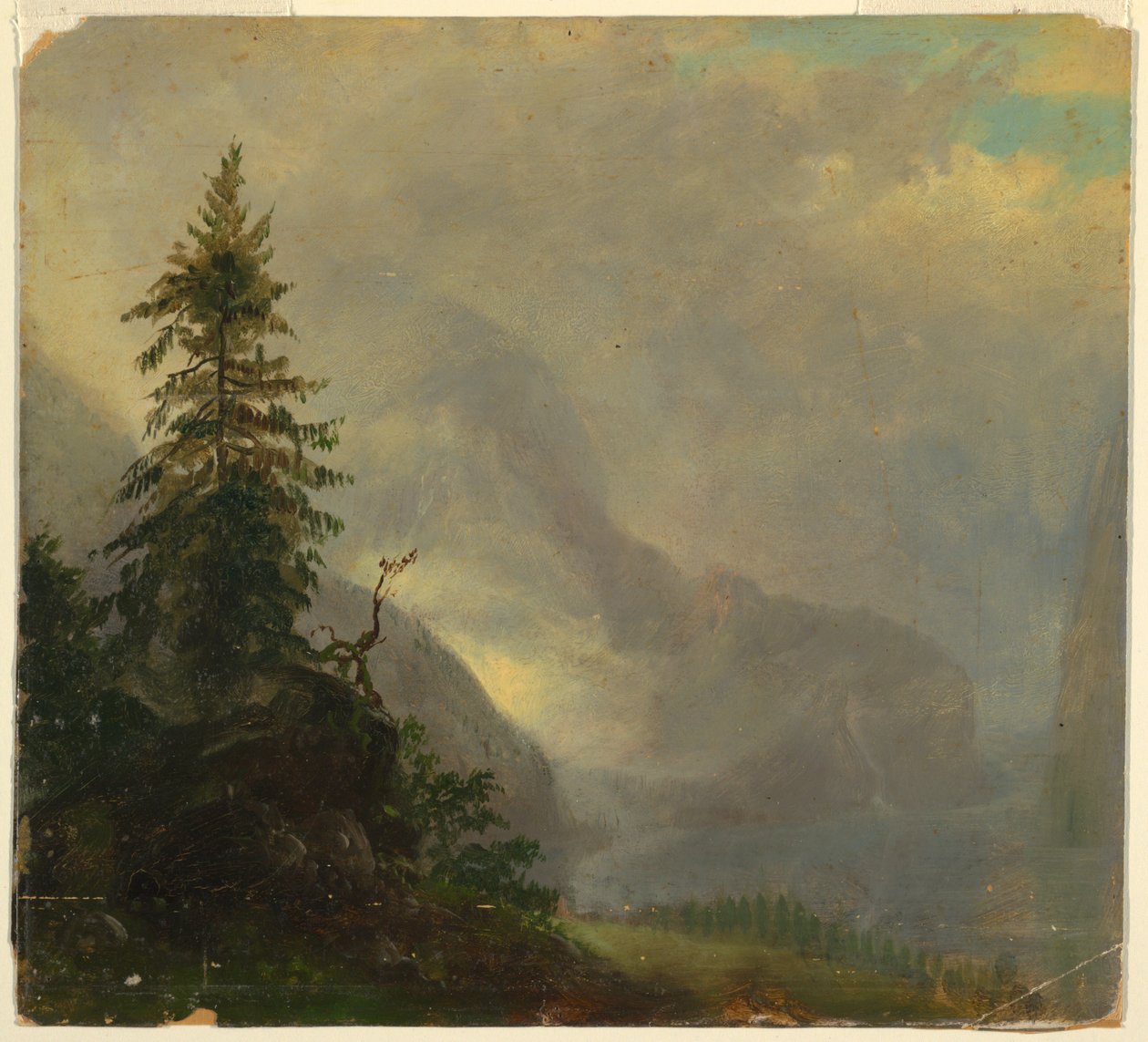 Koenigsee, poblíž Berchtesgeden, Bavorsko od Frederic Edwin Church
