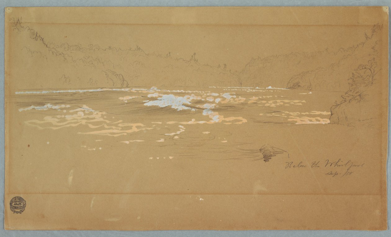 Řeka „Pod vírem“ od Frederic Edwin Church
