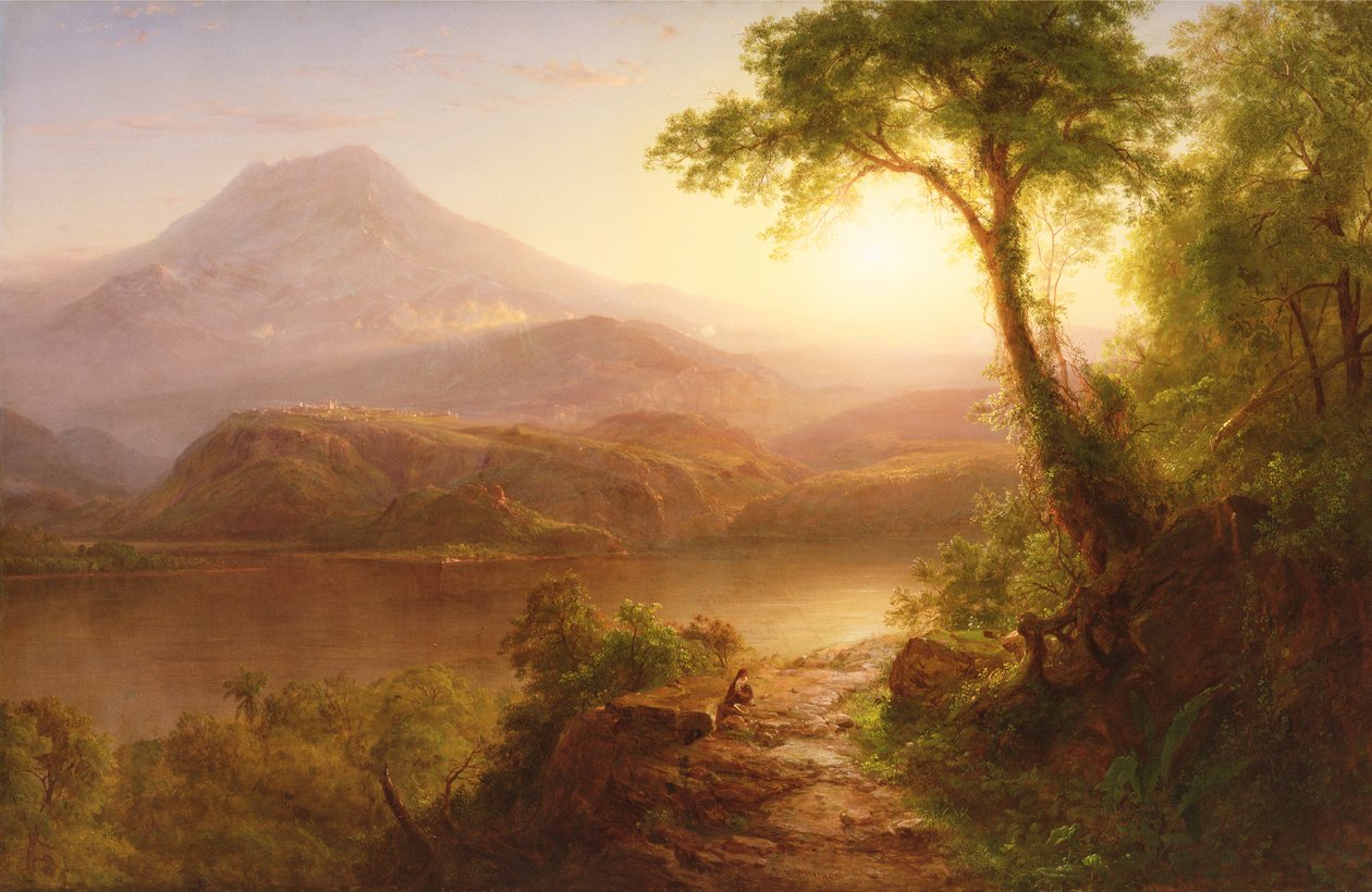 Tropická krajina: Jihoamerická krajina od Frederic Edwin Church