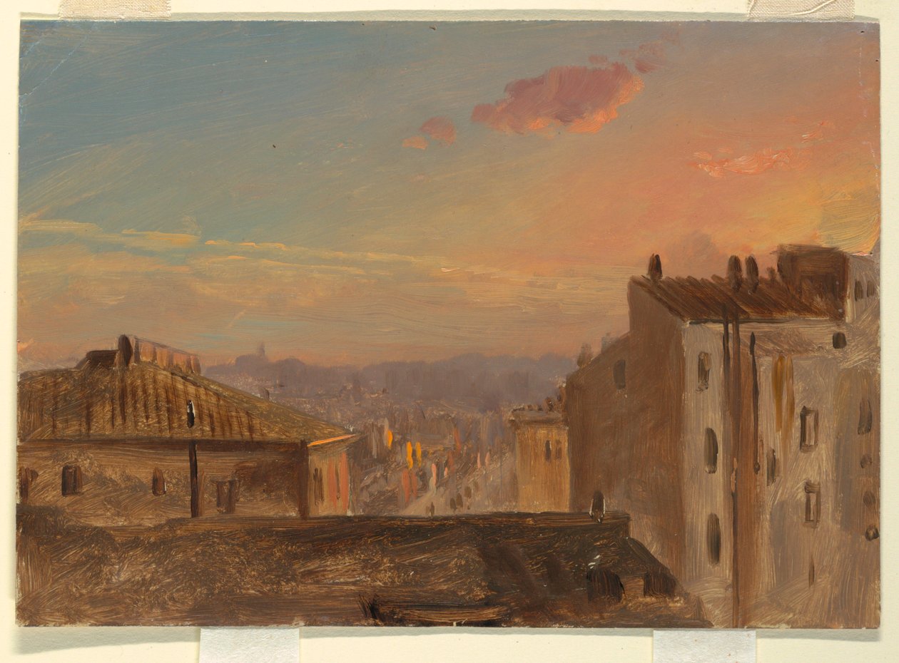 Pohled na Řím od Frederic Edwin Church